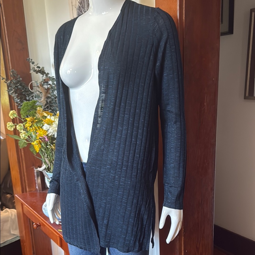 NWT northern reflections size small nina k Dark green Open Front Cardigan